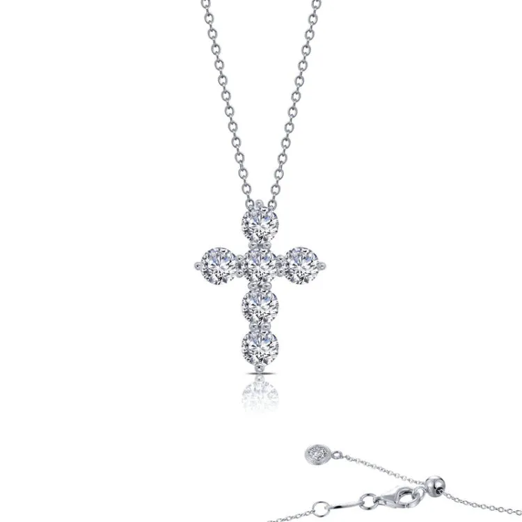 1.02 CTW Cross Pendant Necklace