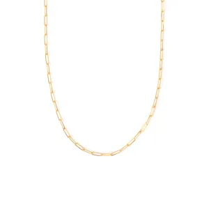 10K Gold Paperclip Chain