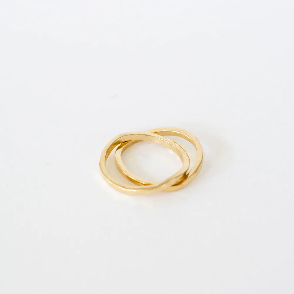 14K Yellow Gold Organic Ring - Sample Sale