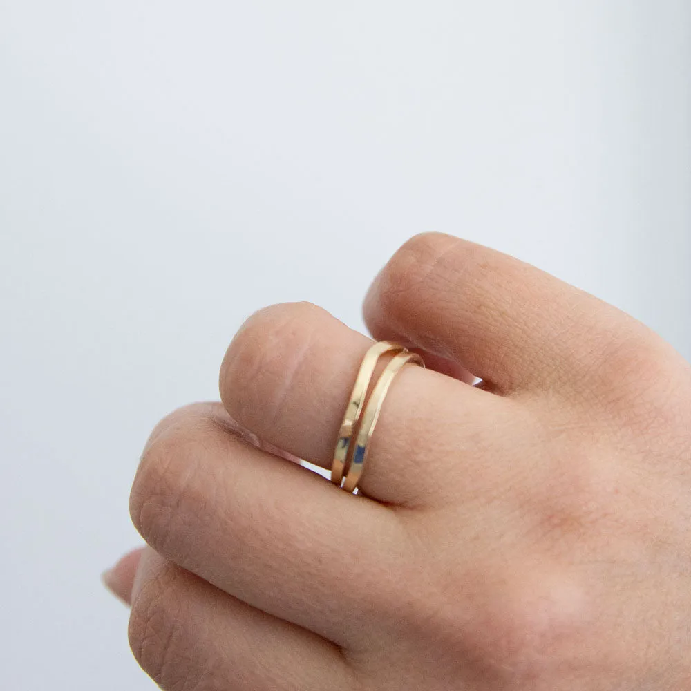 14K Yellow Gold Organic Ring - Sample Sale