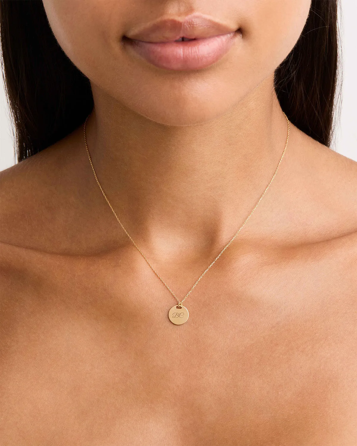 18k Gold Vermeil Forever and Always Engravable Small Necklace