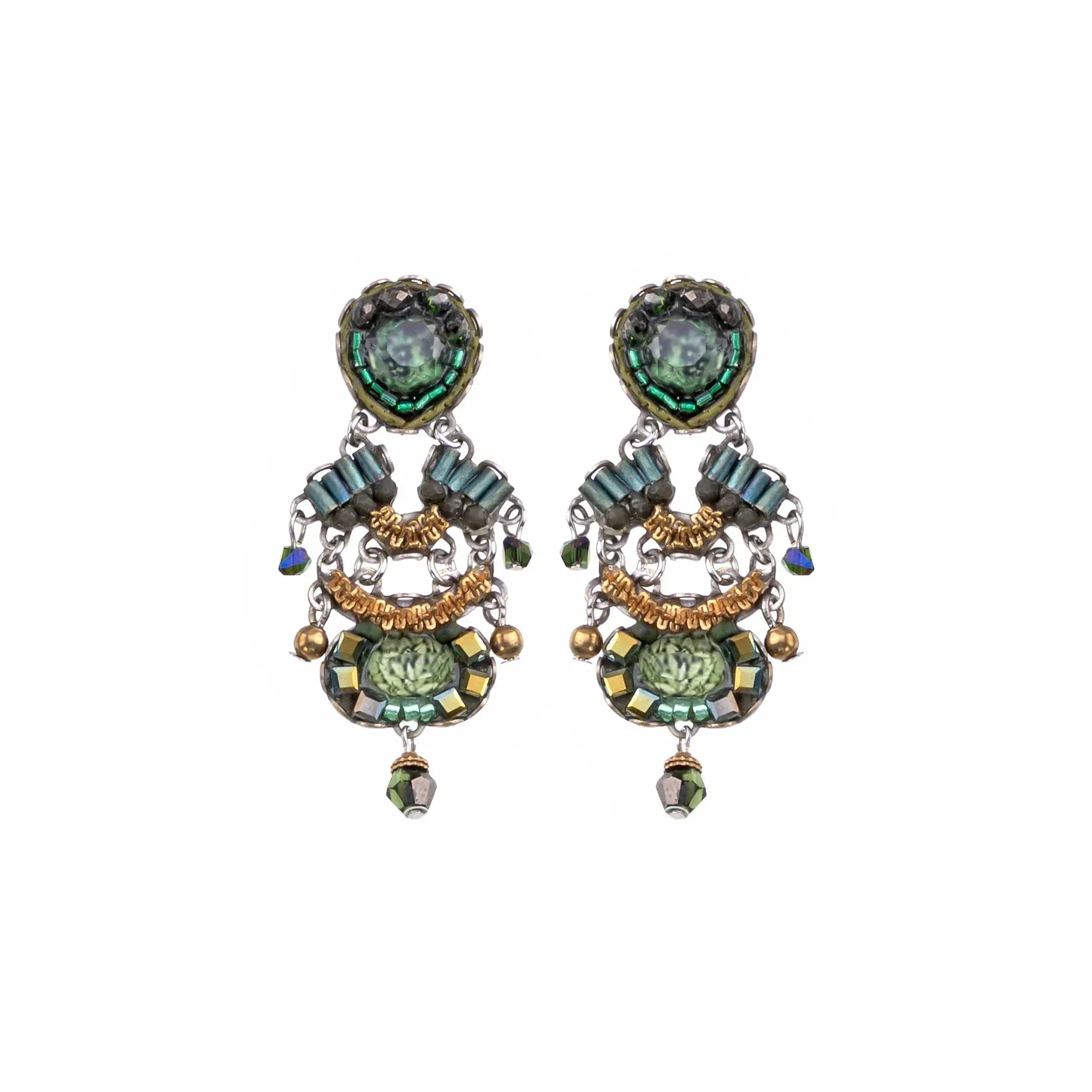 Ayala Bar - C2089 Shanta Green Chic Earring