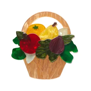 Botanical Fruit Collection Picnic Party Starter Brooch