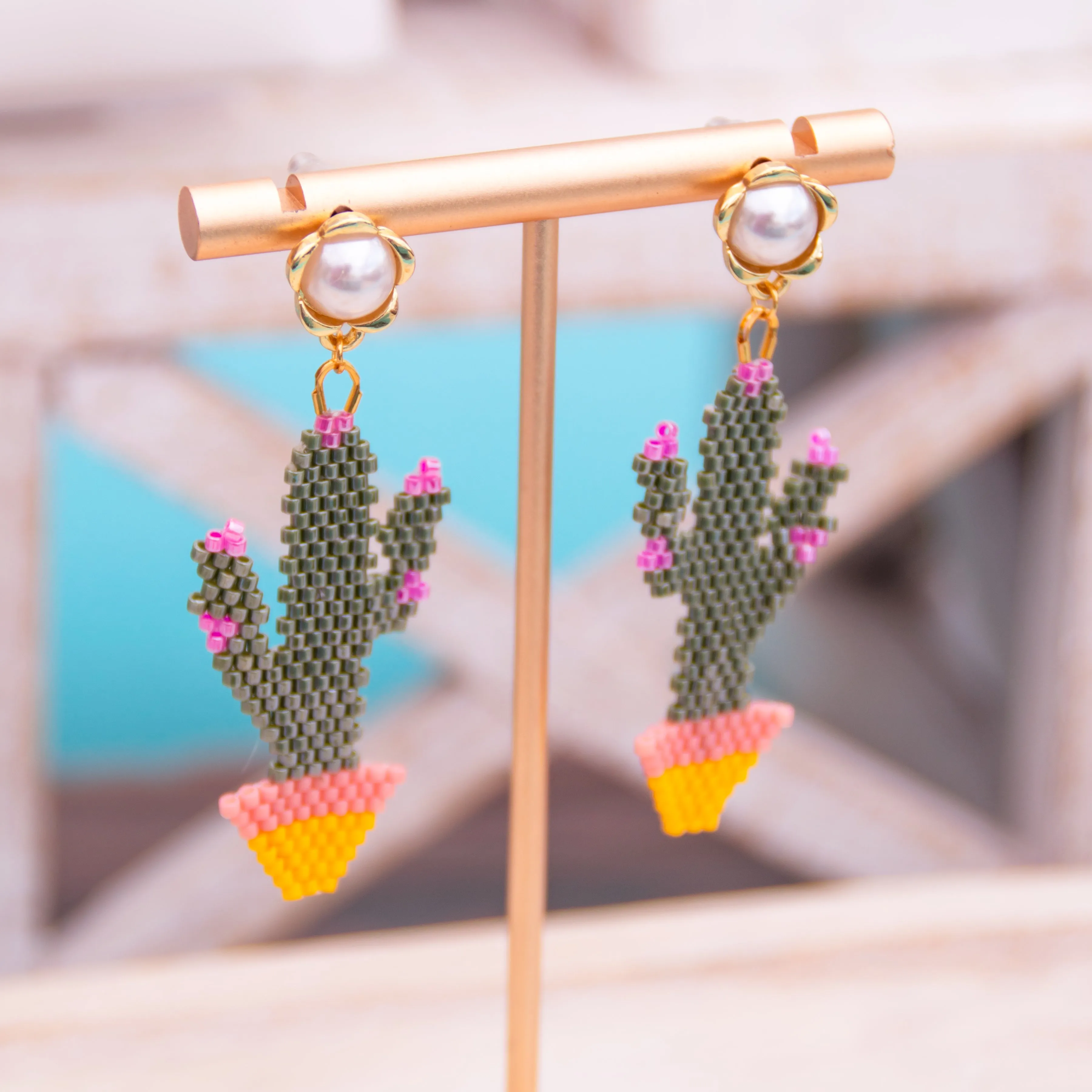 Cactus Chic earrings