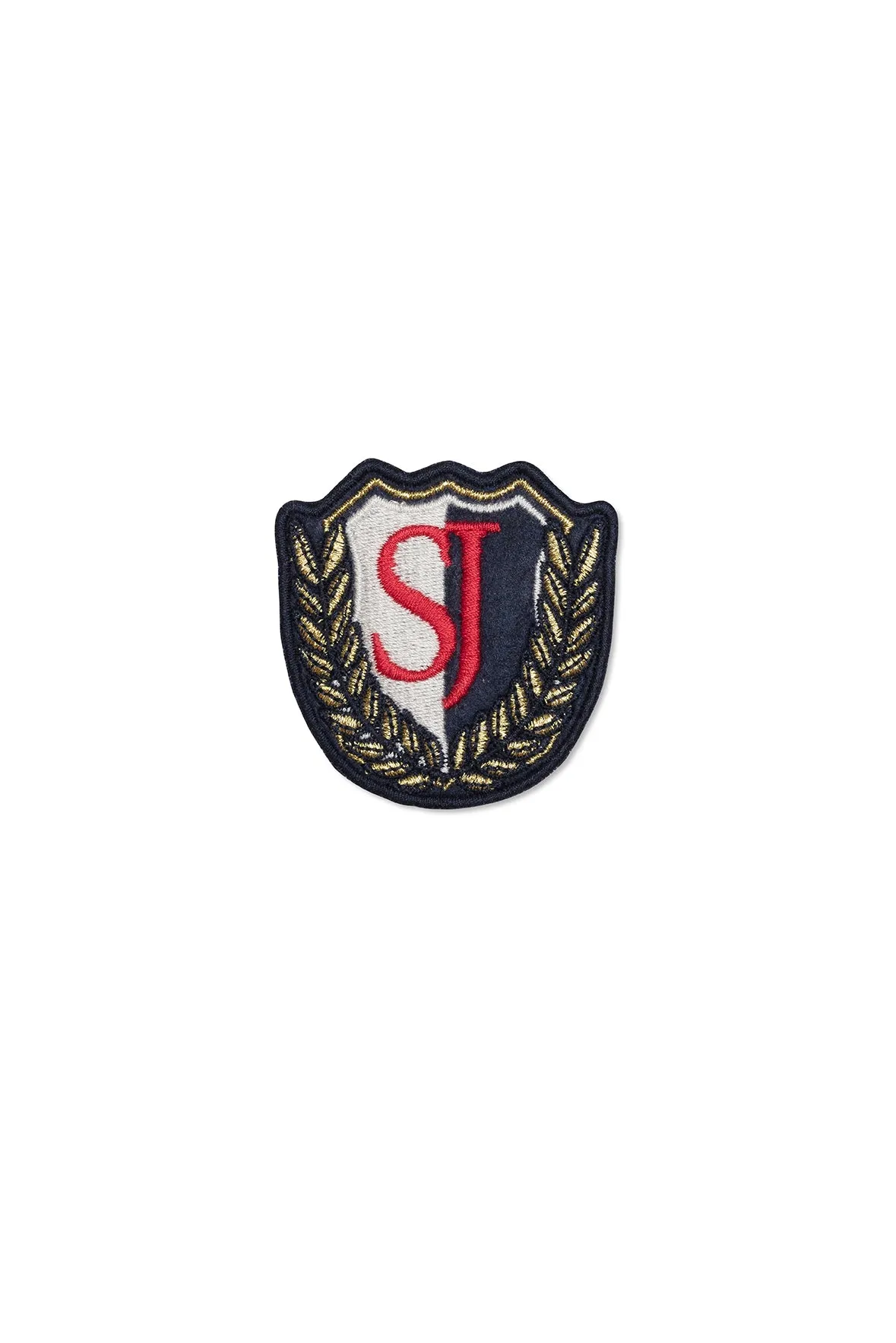 Campus Brooch - with SAINT JAMES badge (NAVY/TULIPE)