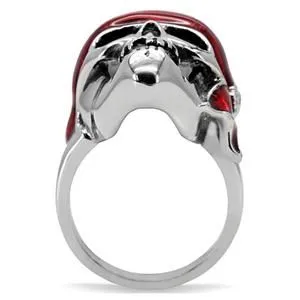 CJ165TK Wholesale Stainless Steel Pirate Skull Ring