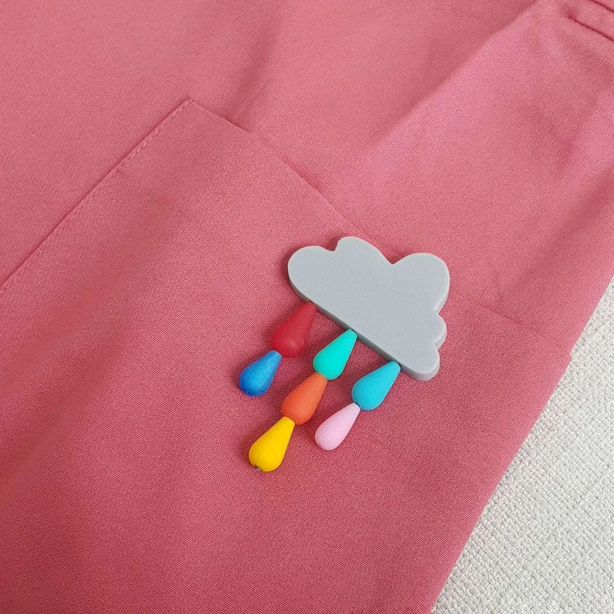 Cloud Rainbow Brooch