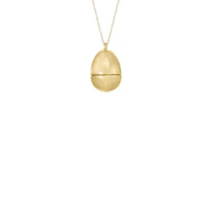 Cosmic Egg Locket in Vermeil