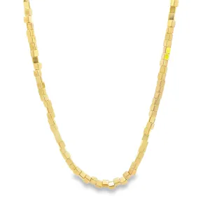 Cube Linked Necklace (H292)