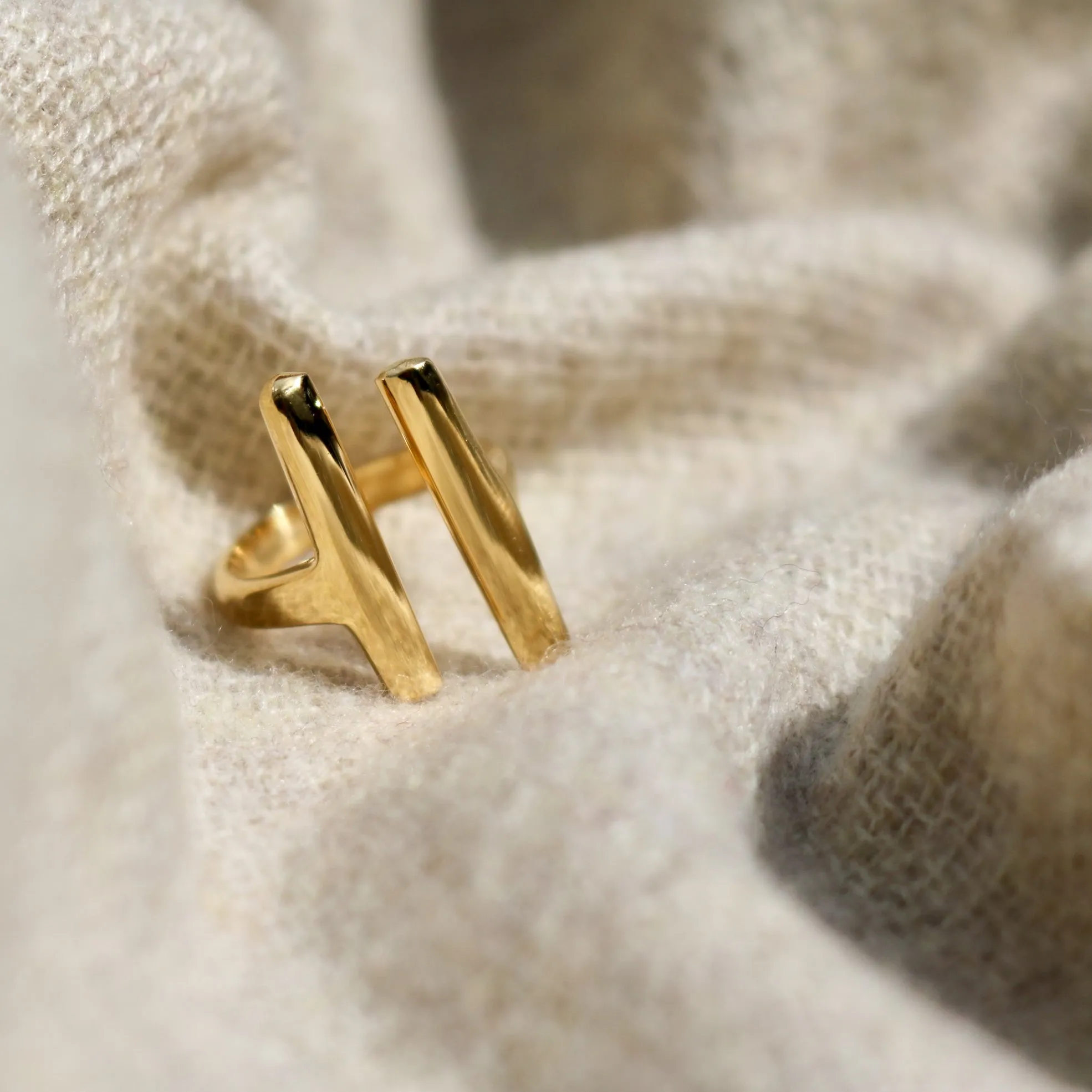 Dalia Double Bar Ring