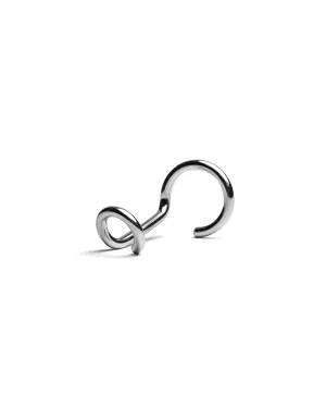 Double Wire Bold Earcuff Silver