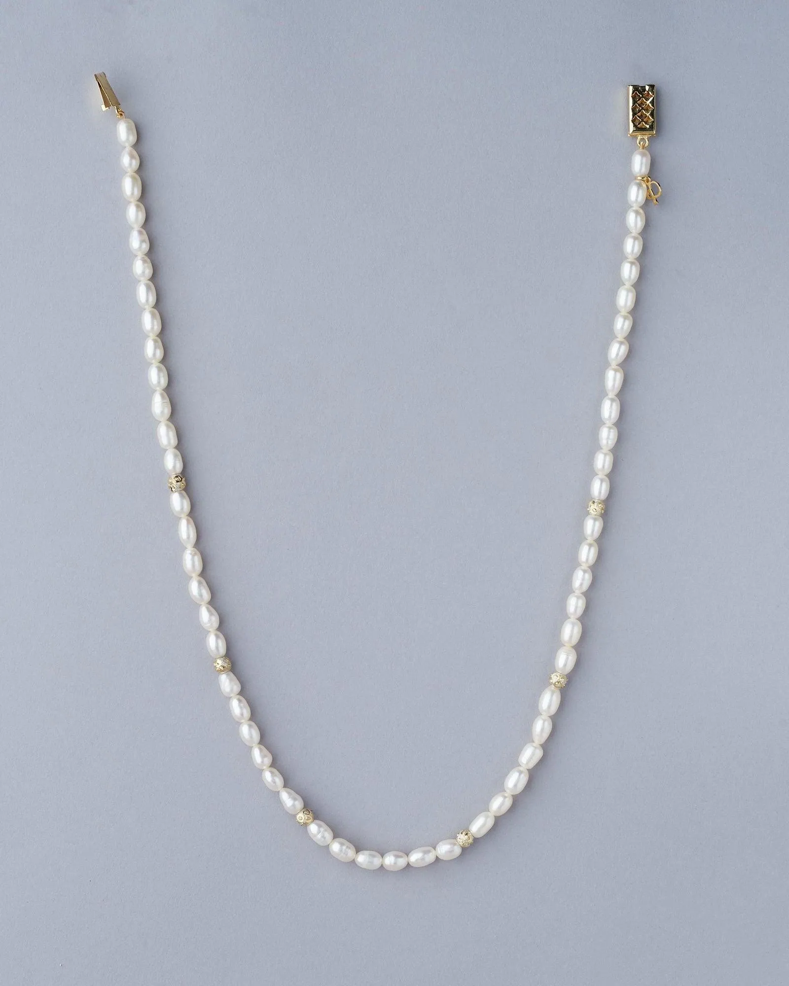 Elegant White Pearl Necklace