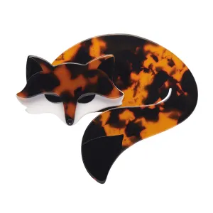 Fan Favourites Collection Saffron the Sleeping Fox Brooch