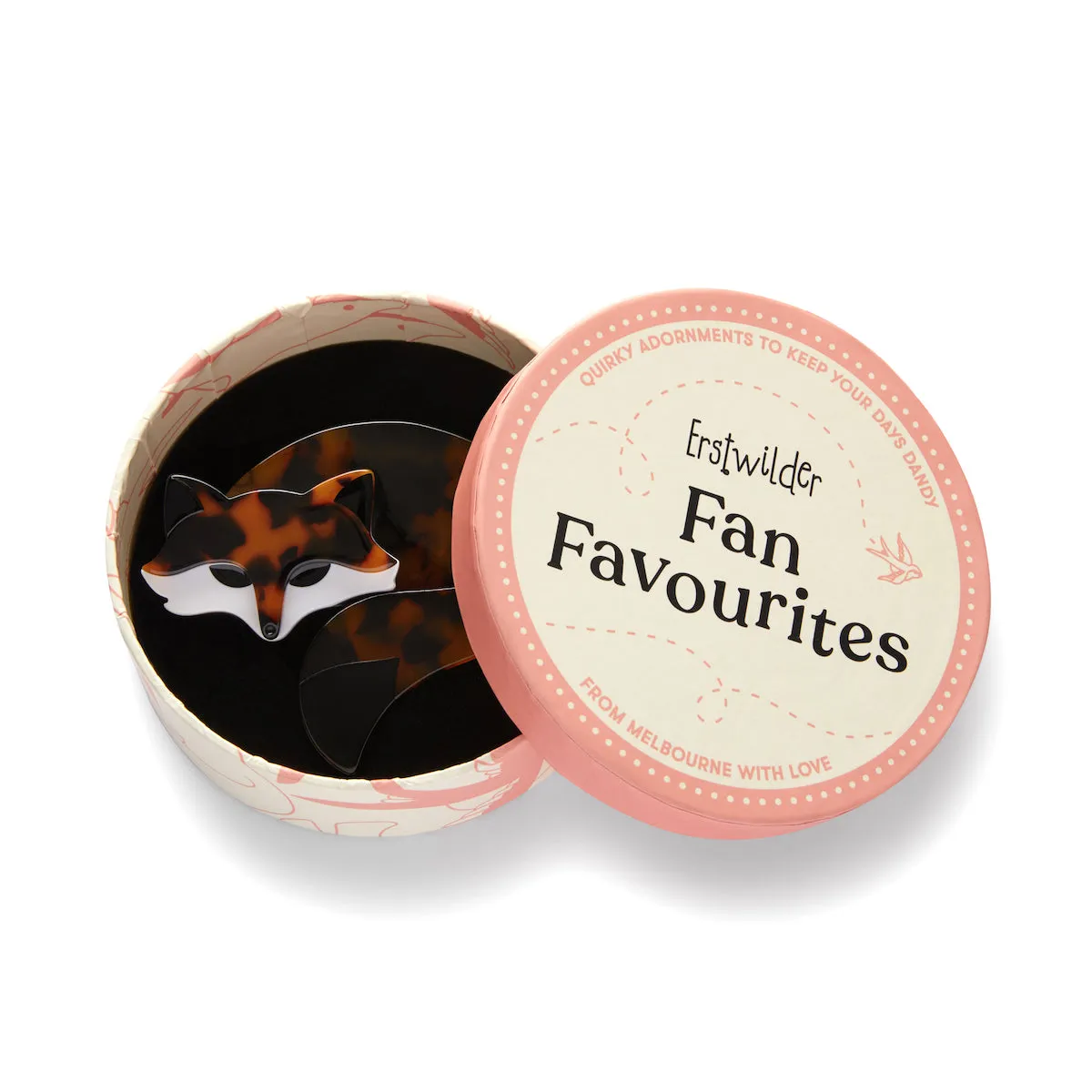 Fan Favourites Collection Saffron the Sleeping Fox Brooch