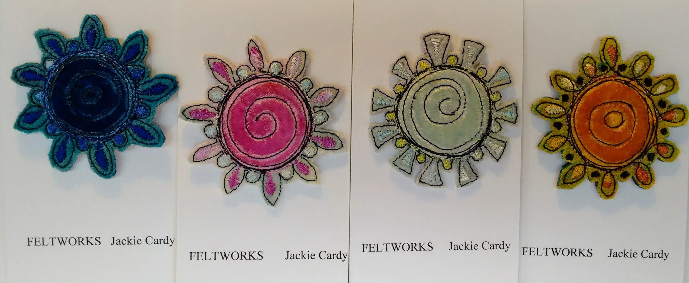 Feltworks brooch