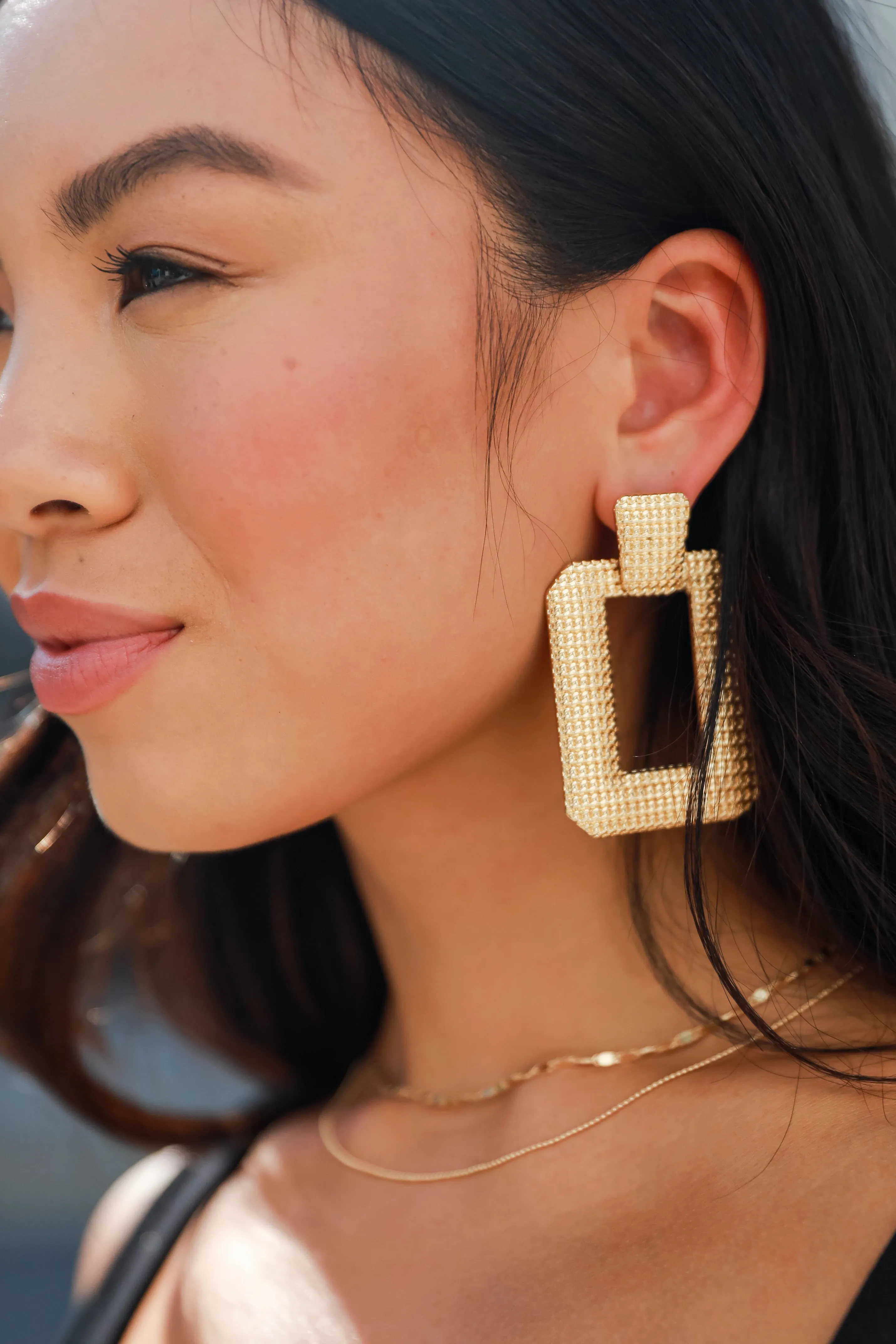 FINAL SALE - Rachel Gold Statement Earrings