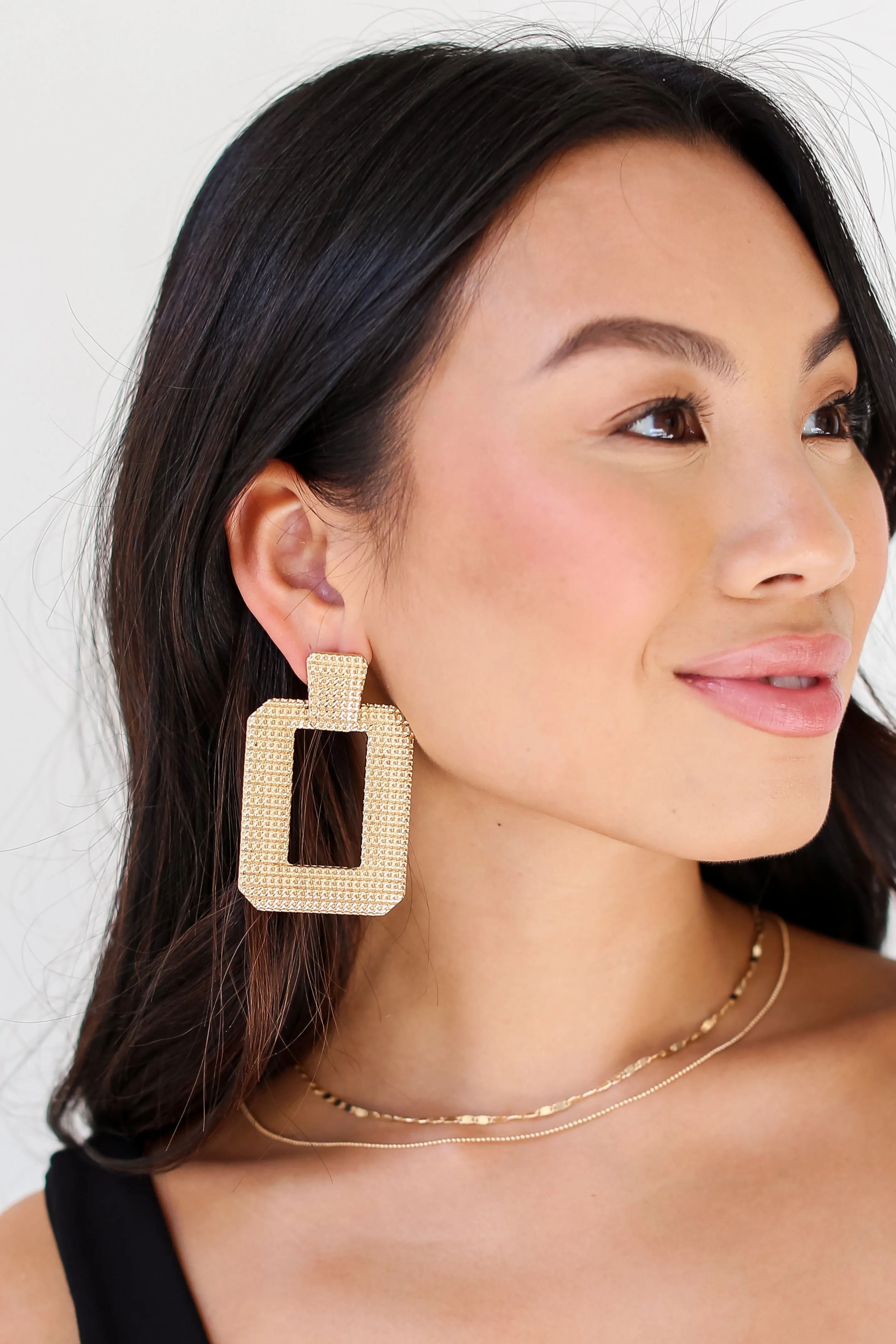 FINAL SALE - Rachel Gold Statement Earrings