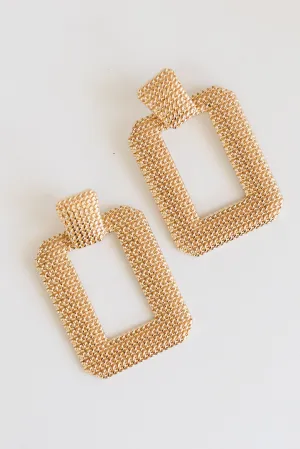 FINAL SALE - Rachel Gold Statement Earrings