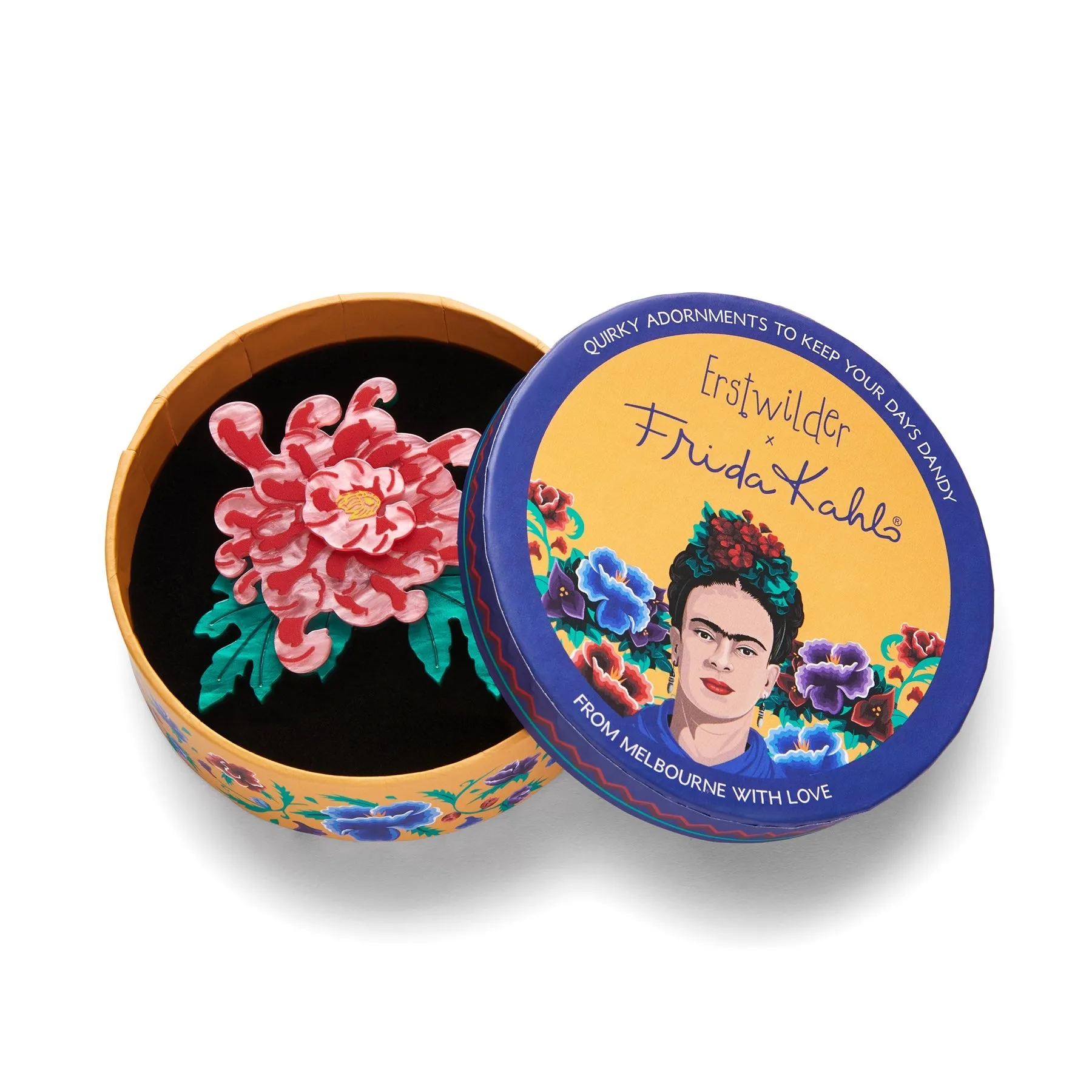 Frida Kahlo Collection Passion is a Bridge Brooch