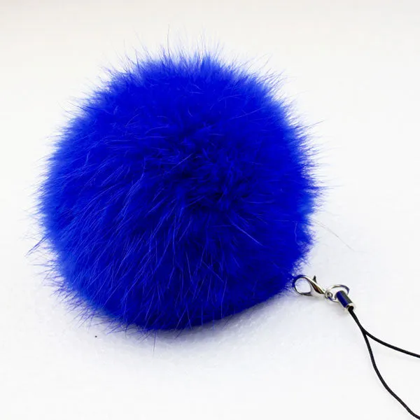 fur pom keychain Real Rabbit Fur Ball Key chains fur keyring porte clef llaveros Key Chain For Bag Charm navidad regalos