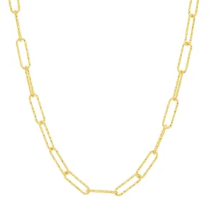 Gold Vermeil Link Chain Necklace