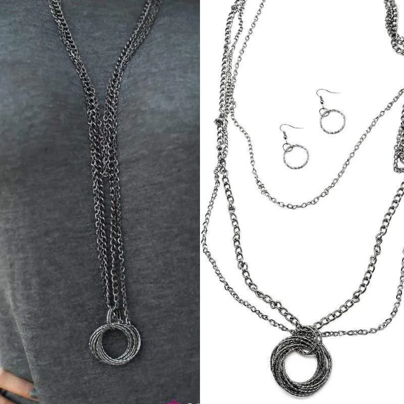 Hallelujah Black Necklace