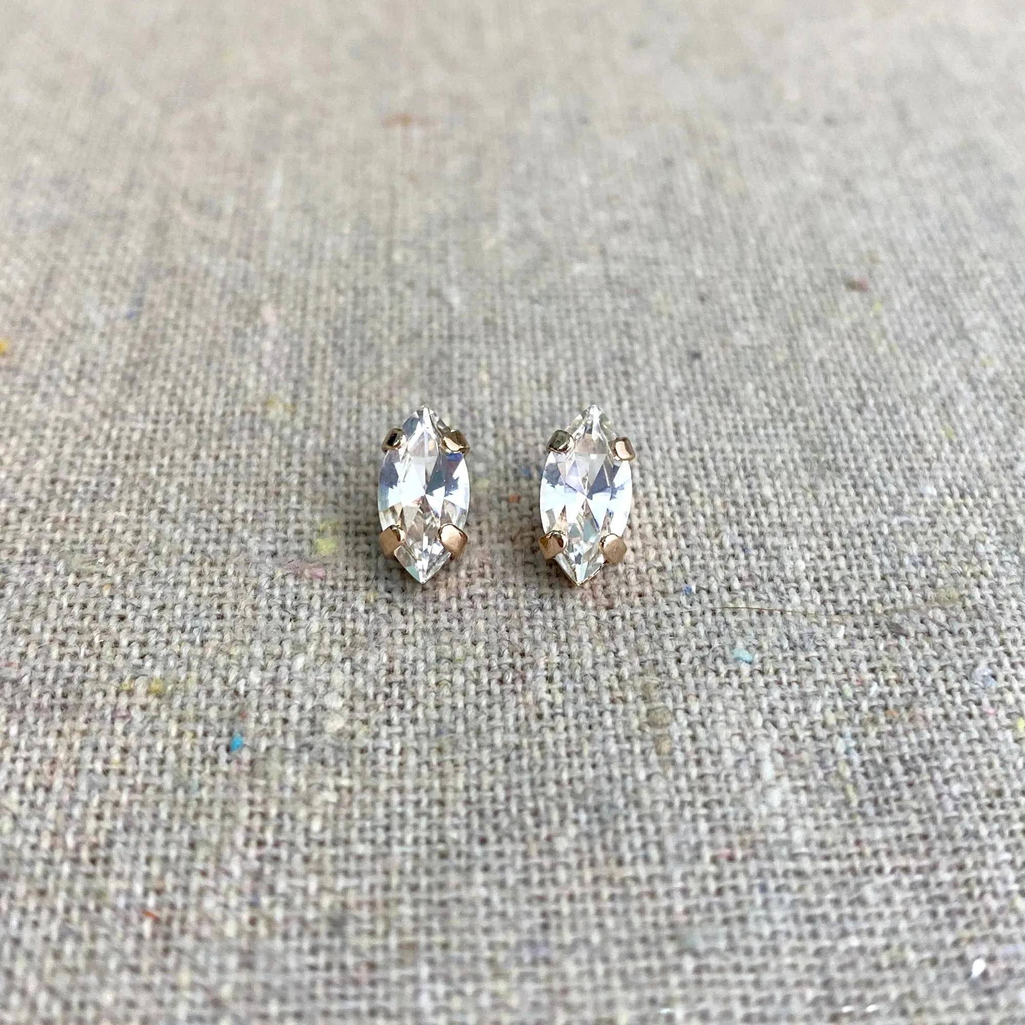 Marquise Post Earrings • Medium