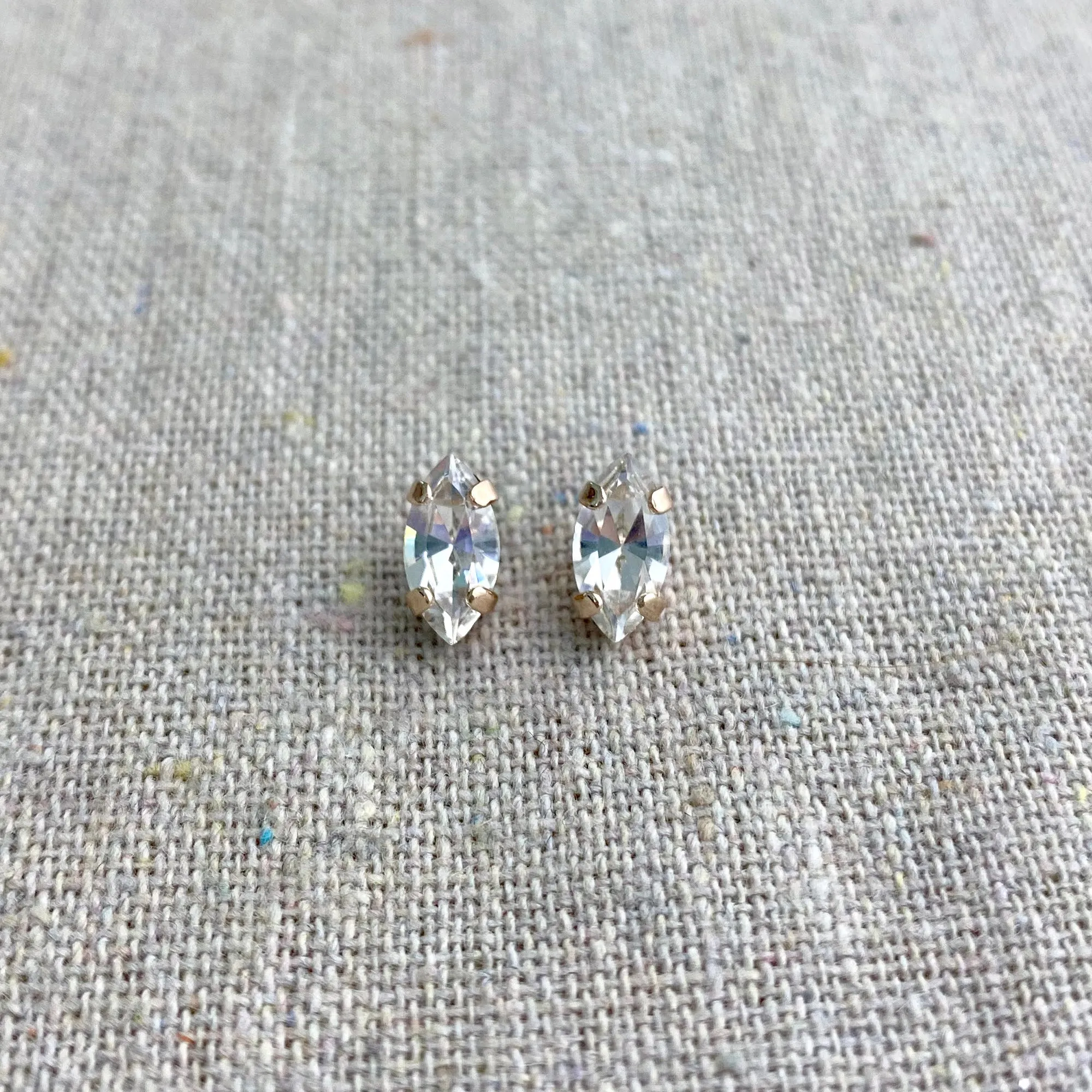 Marquise Post Earrings • Medium