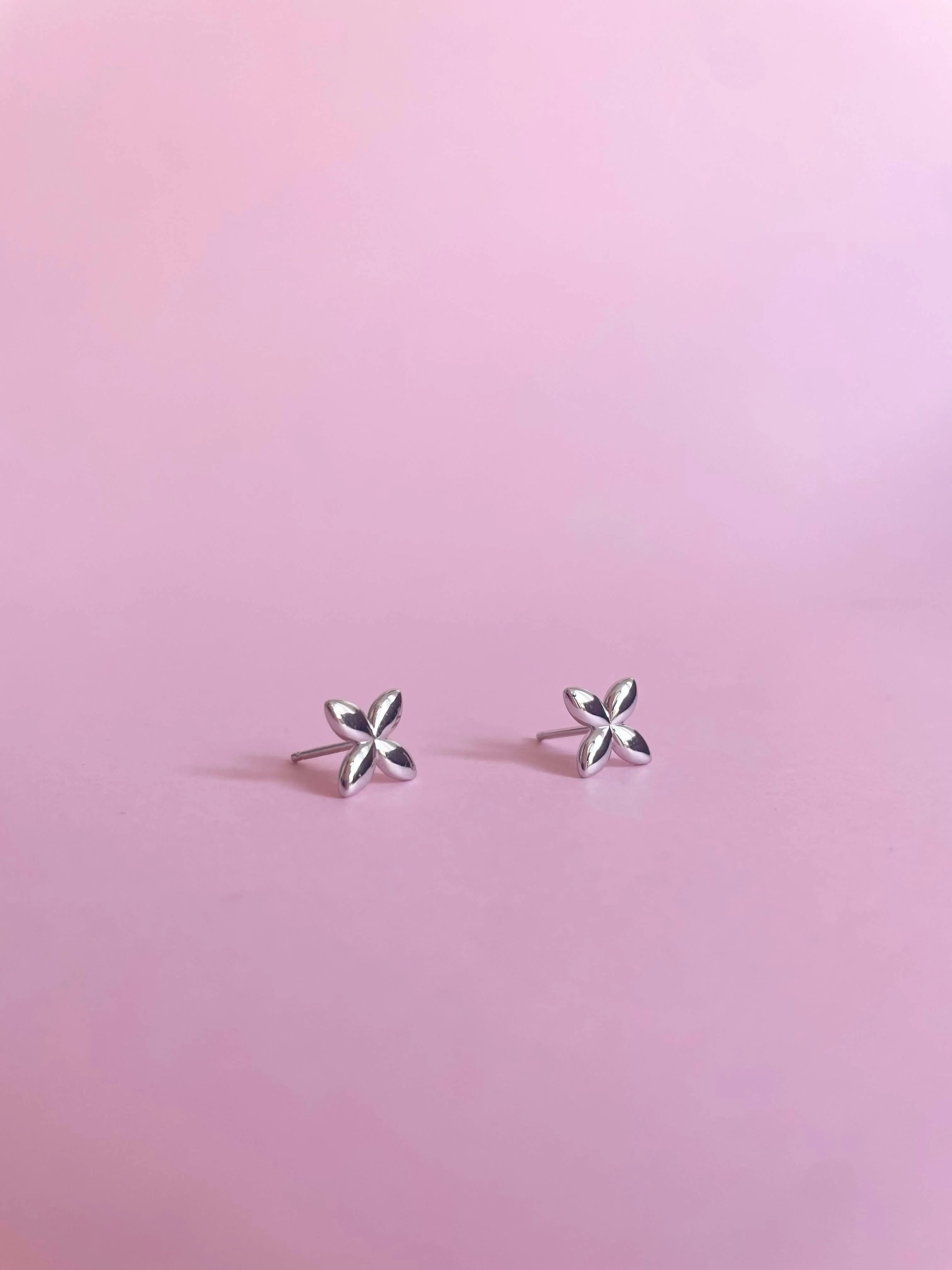 Minimalist Butterfly Earrings | Silver