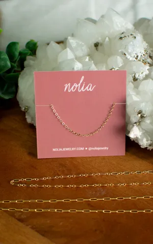 Nolia Gold Chain Necklace