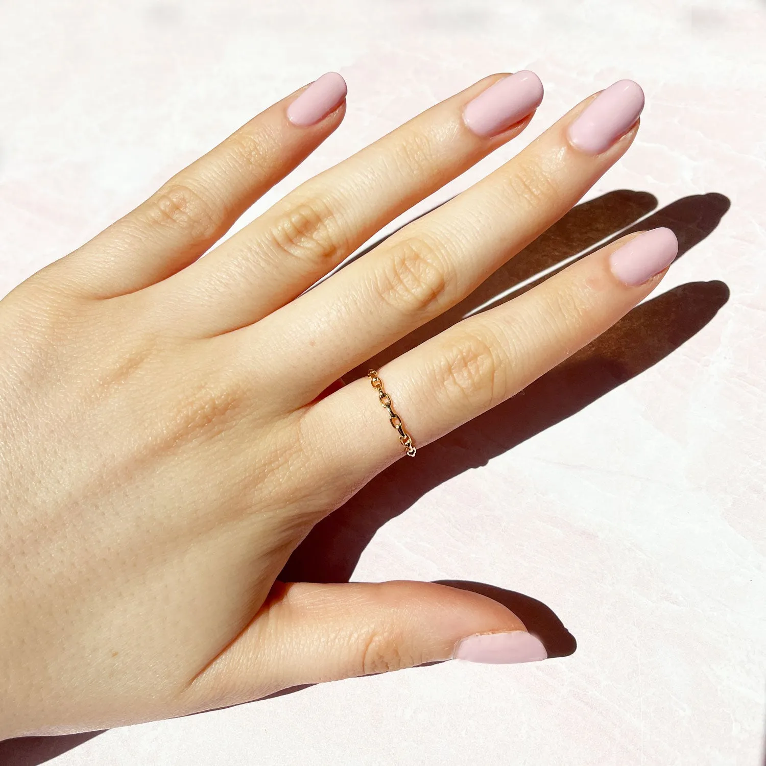 Oval Link Ring