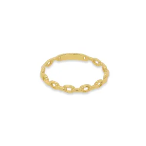 Oval Link Ring