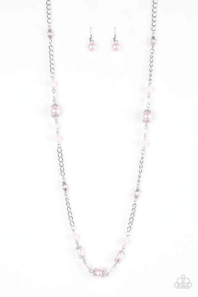 Paparazzi Necklace ~ Magnificently Milan - Pink