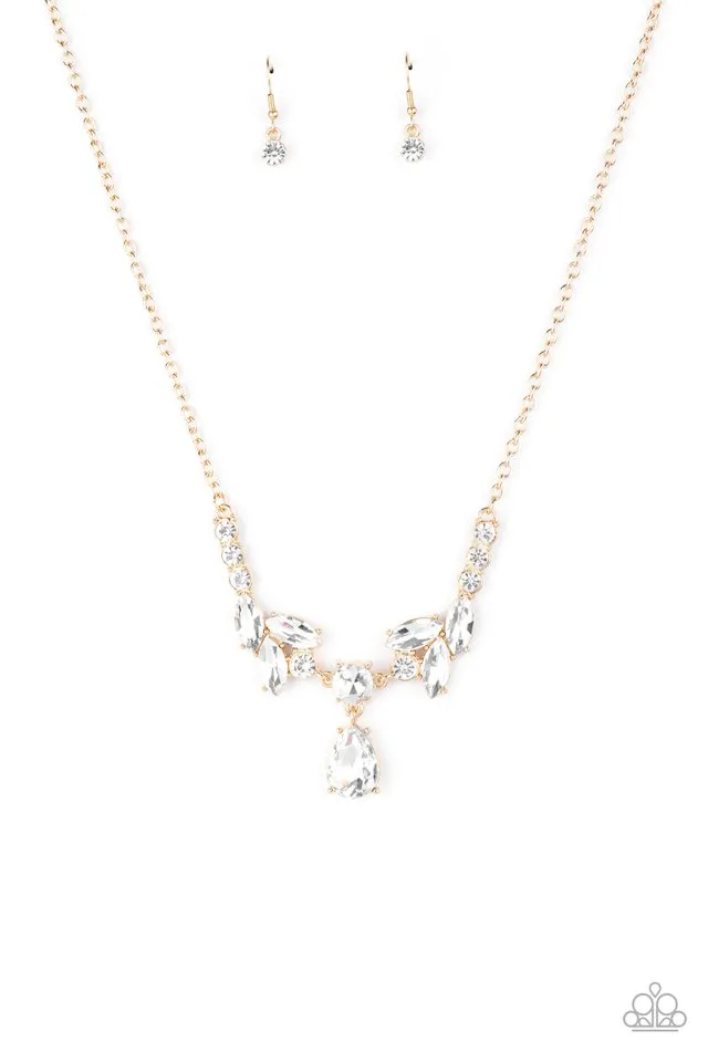 Paparazzi Necklace ~ Unrivaled Sparkle - Gold