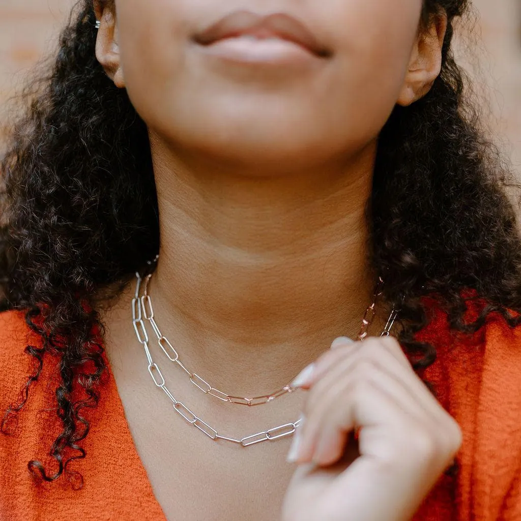 Paperclip Chain Necklace