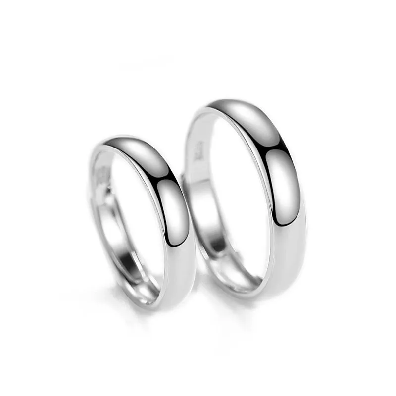 Silver Couple Rings