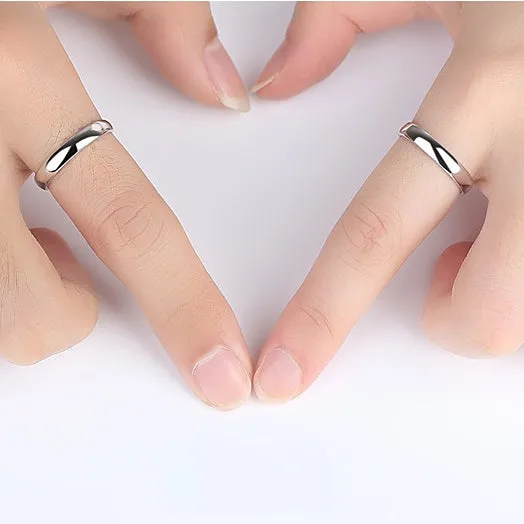 Silver Couple Rings