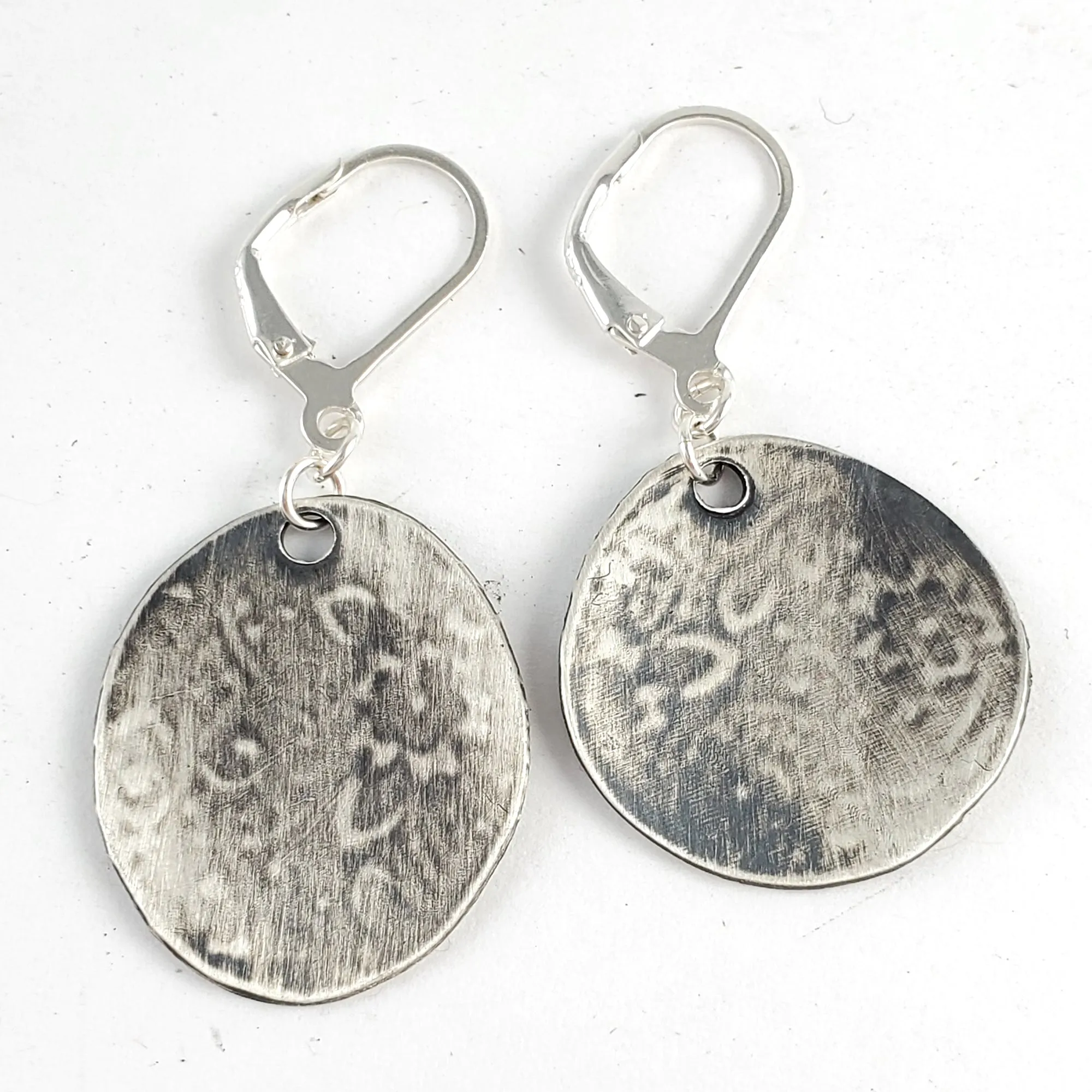 Sterling & Coin Silver Eco Chic Floral Earrings