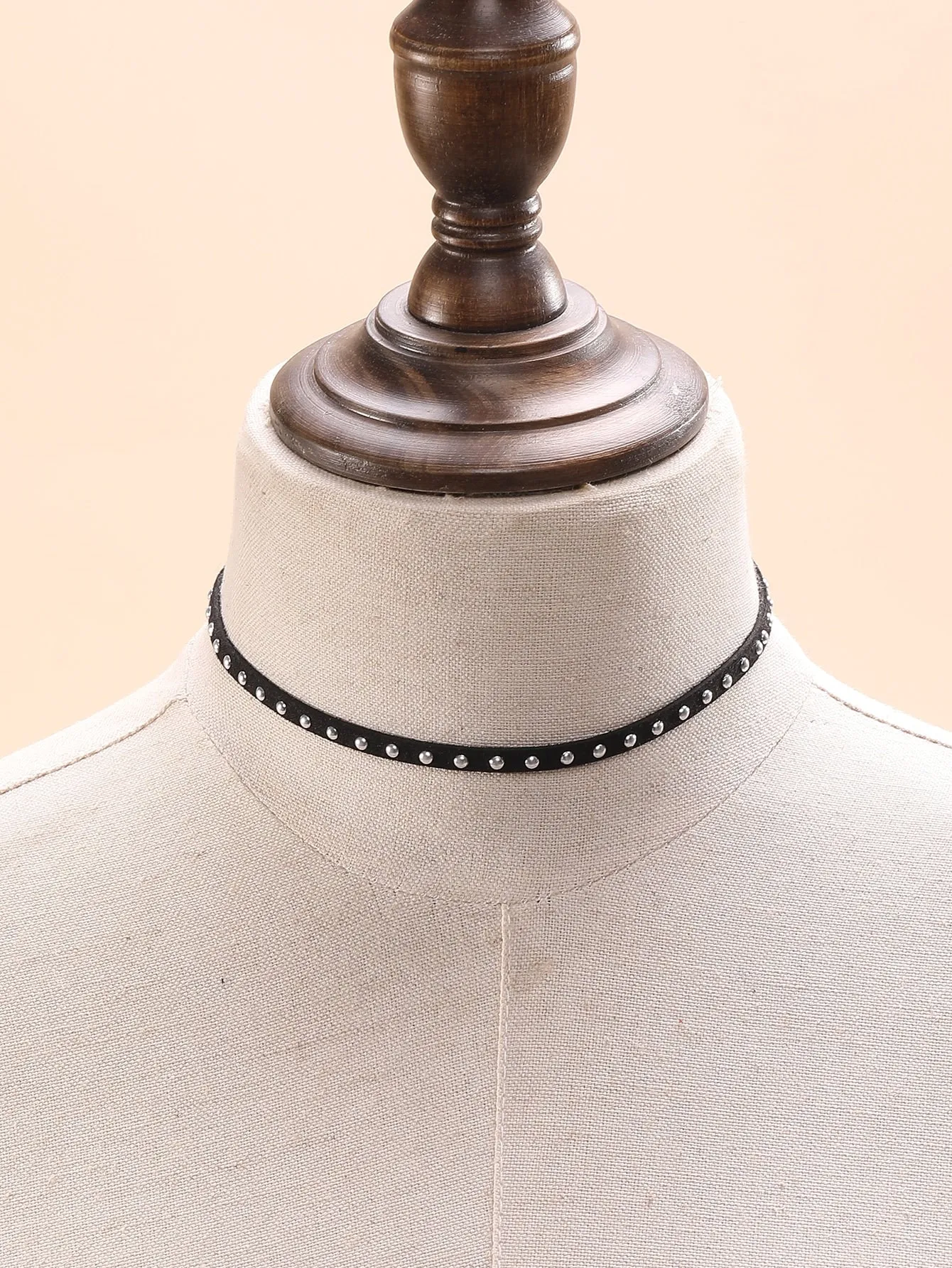 Studded Decor Choker Jewelry Statement Necklace Modern Necklace Creative Jewelry