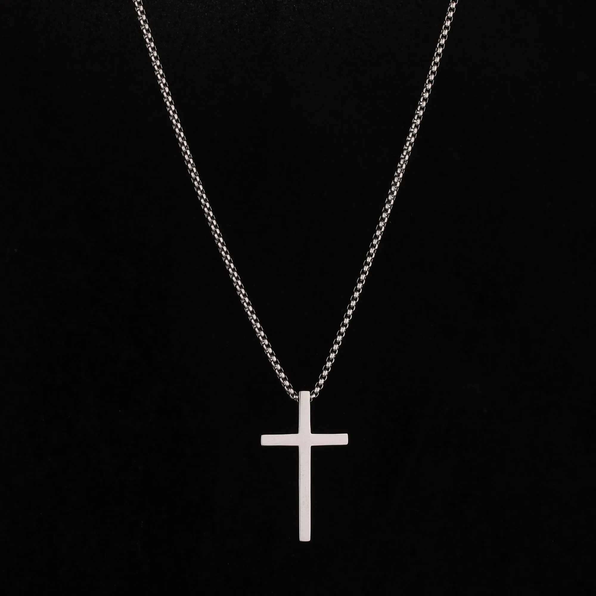 The Bold Cross Pendant - Silver RG161