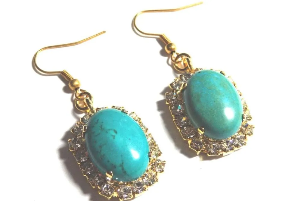 Turquoise and Rebeka earrings