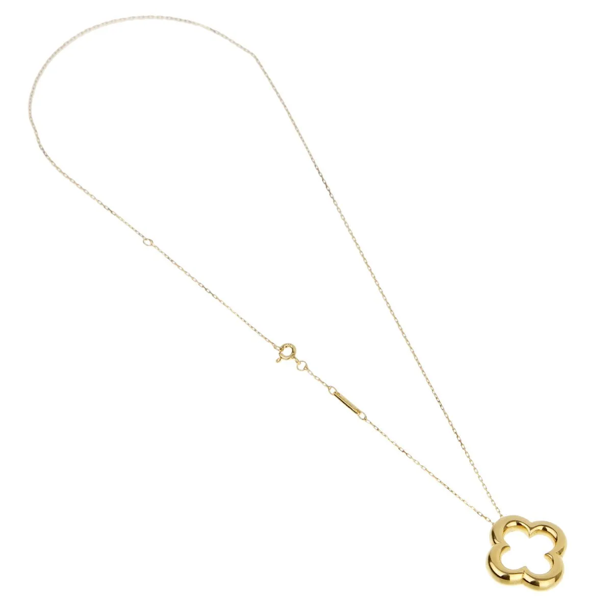 Van Cleef and Arpels Vintage Alhambra Gold Necklace