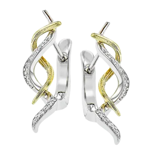 ZE724 Earring in 14k Gold with Diamonds