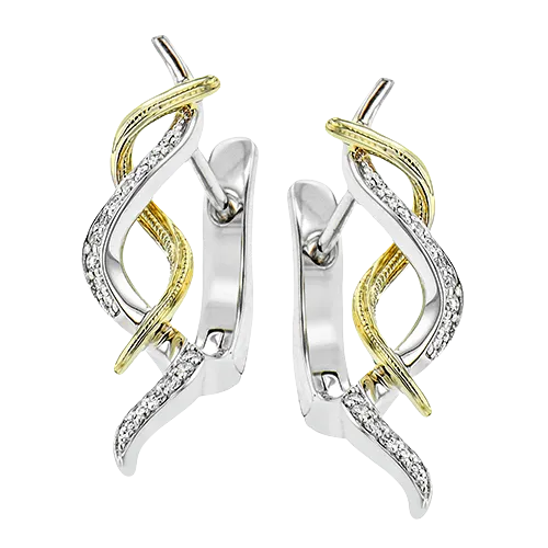 ZE724 Earring in 14k Gold with Diamonds